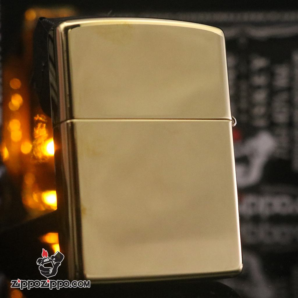 Bật lửa Zippo chính hãng Jazz đồng bản bóng