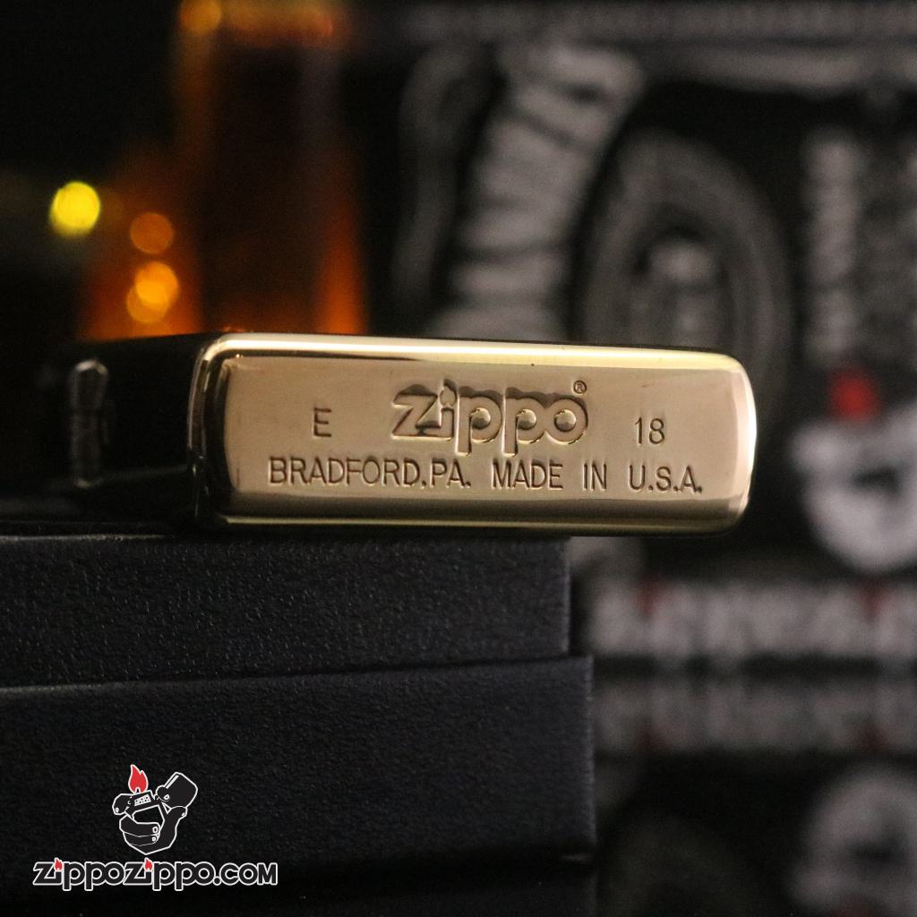 Bật lửa Zippo chính hãng Jazz đồng bản bóng