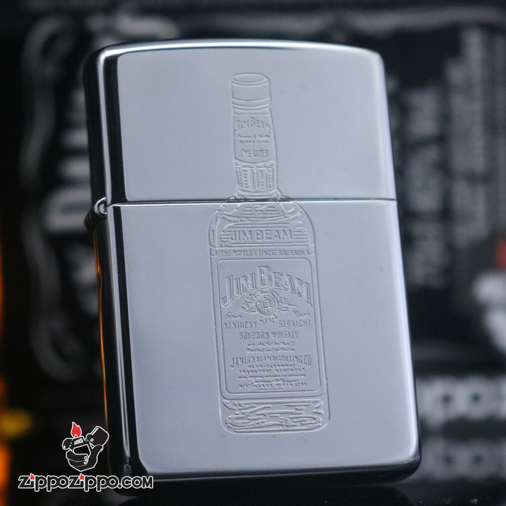 Zippo đời la mã sản xuất 1995 JIMBEAM