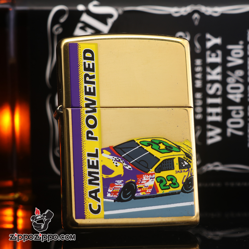 Zippo đời la mã sản xuất 1995 Camel Powered