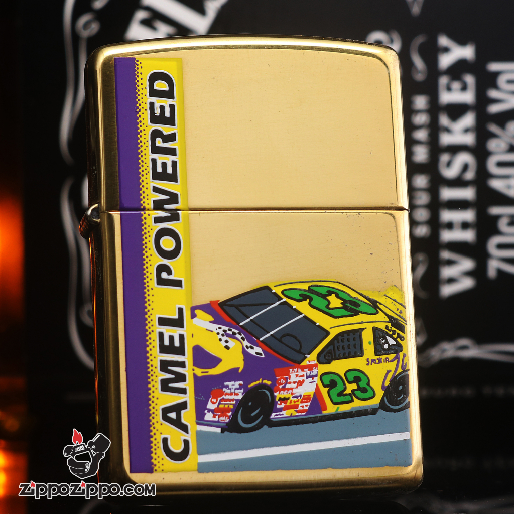 Zippo đời la mã sản xuất 1996 Camel Powered