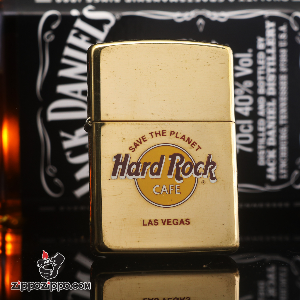 Zippo đời la mã sản xuất 1995 hard Rock Cafe
