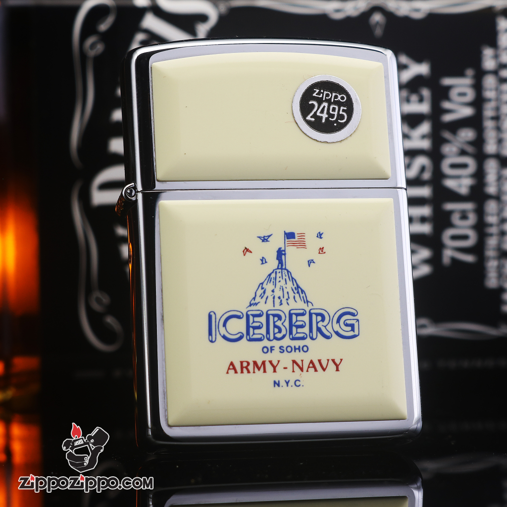Zippo đời la mã sản xuất năm 1992 Iceberg Of Soho