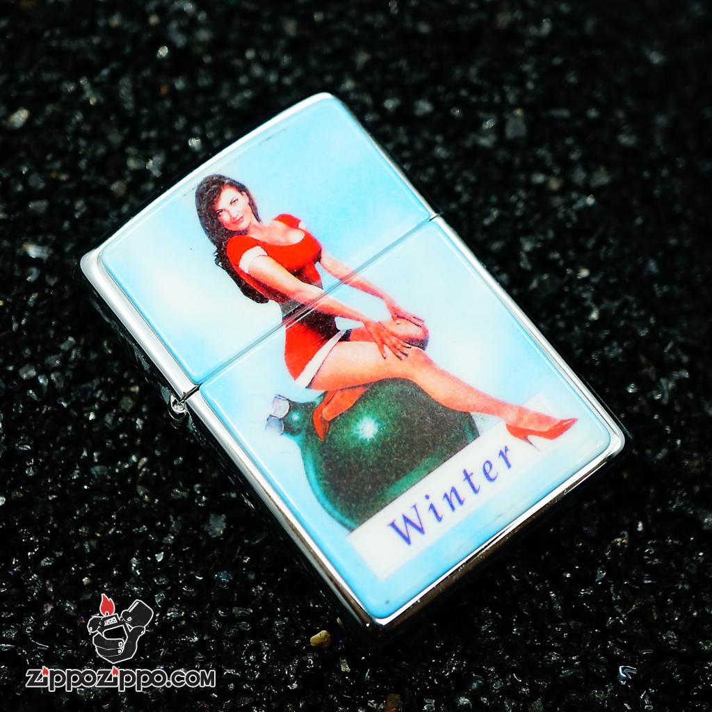 Zippo đời la mã sx 1996 Bộ cô gái 4 mùa