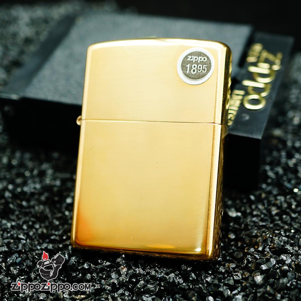 Zippo đời la mã sản xuất 1999 đồng vàng bóng