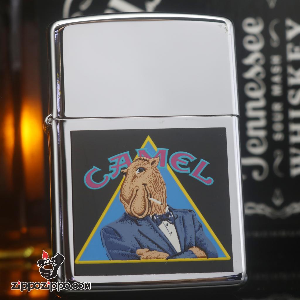 Zippo đời la mã sản xuất 1997 Camel
