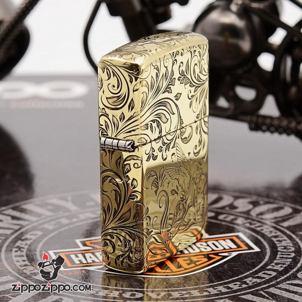 Bật Lửa Zippo Đồng Khắc Hình Tiên Nữ