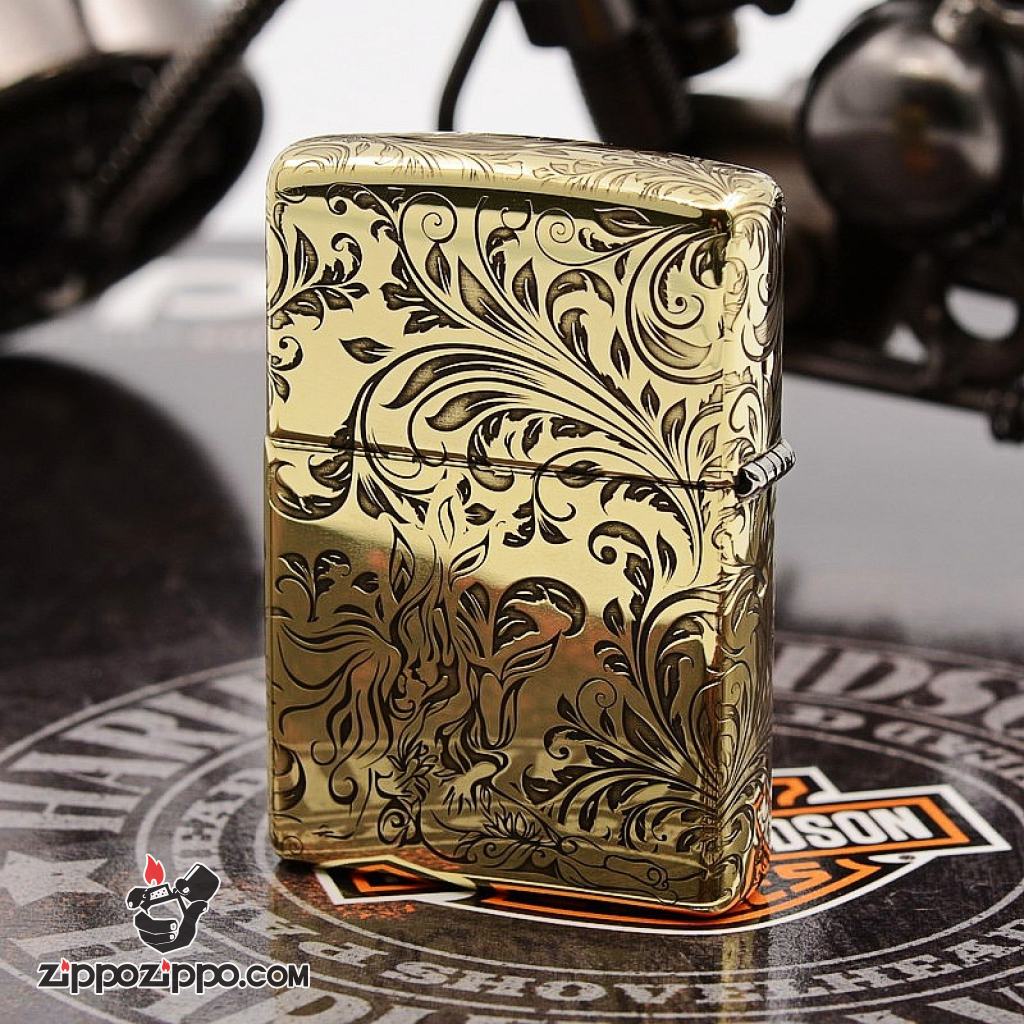 Bật Lửa Zippo Đồng Khắc Hình Tiên Nữ