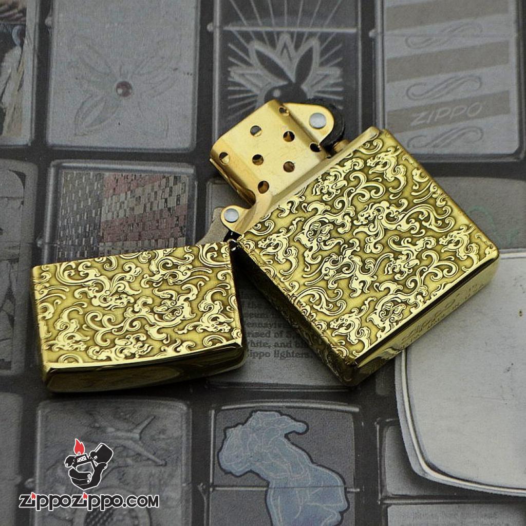 Bật lửa Zippo phiên bản chạm khắc nổi mây bao quanh