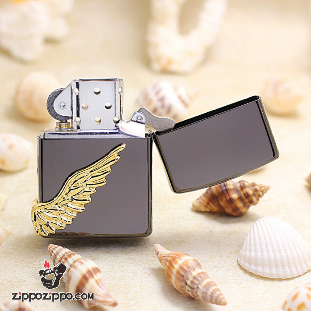 ZIPPO Angel's Wing's xuất hàn phiên bản màu đen dòng Limited Edition XIX