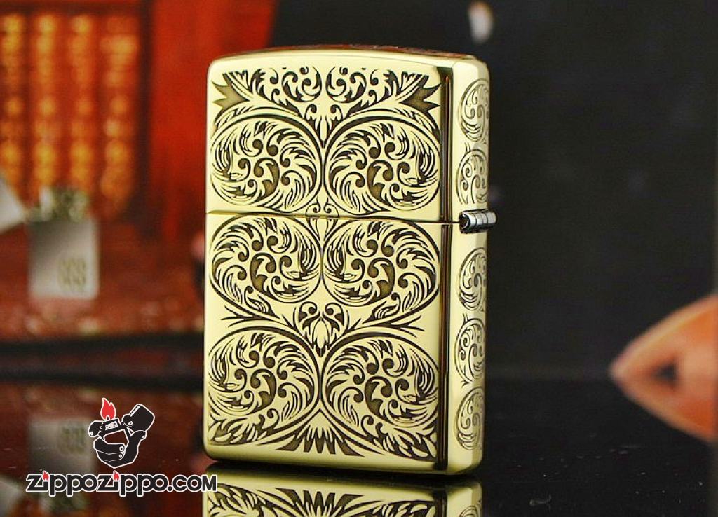 Bật lửa Zippo phiên bản chạm khắc nổi mây bao quanh amor