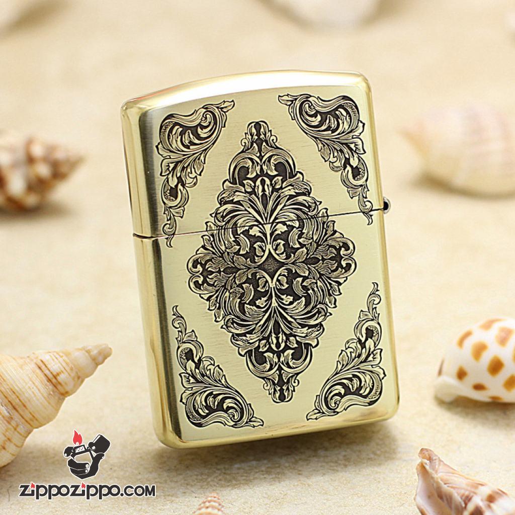 Bật Lửa Zippo Chạm Khắc Hoa Văn Và Hình SỌ