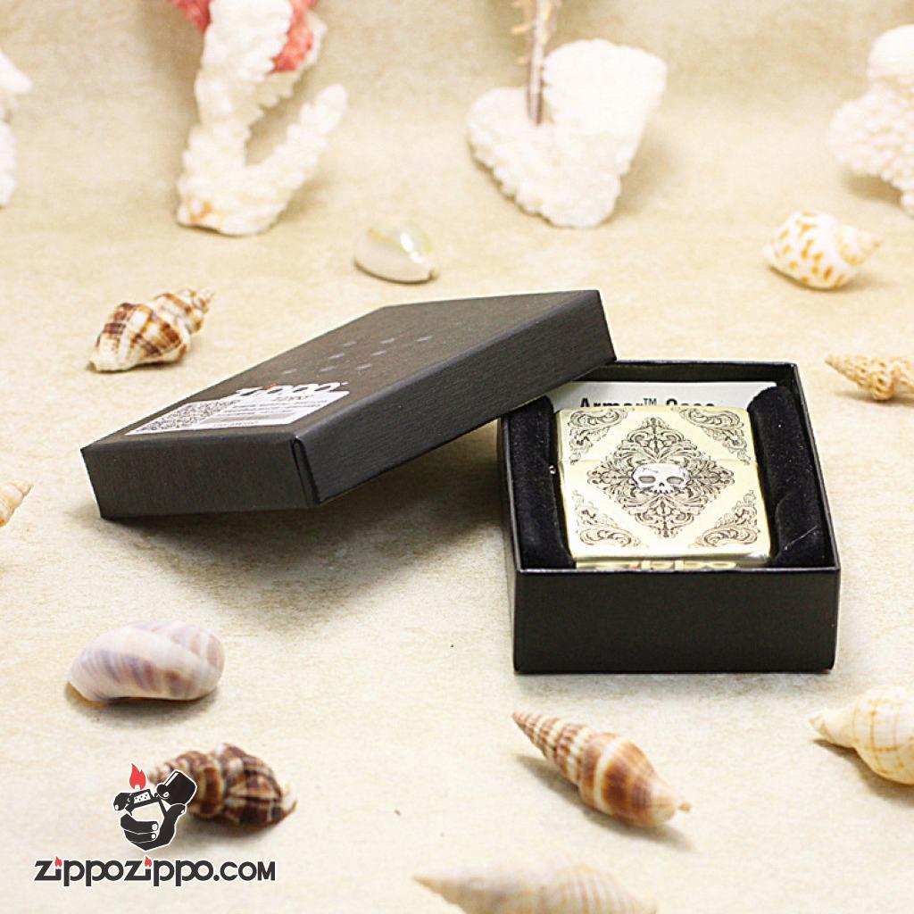 Bật Lửa Zippo Chạm Khắc Hoa Văn Và Hình SỌ