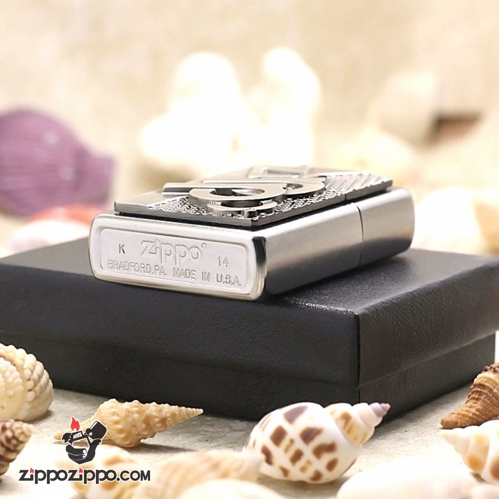 Bật Lửa Ốp Lô Gô Zippo Sang Trọng
