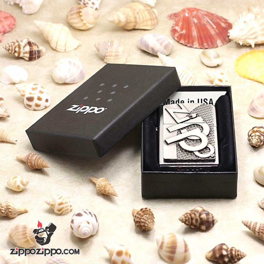 Bật Lửa Ốp Lô Gô Zippo Sang Trọng