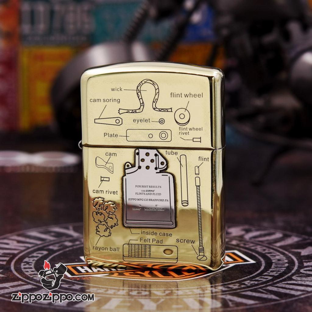 Bật lửa Zippo Chính Hãng Khắc Mô hình Zippo Sang Trọng Bản Amor