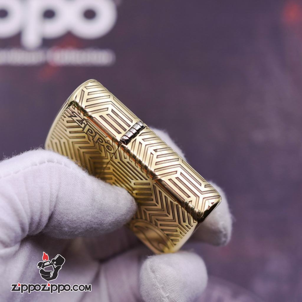 Bật Lửa Zippo Chạm Khắc Họa Tiết Ngọn Lửa Cổ Điển Bản Amor