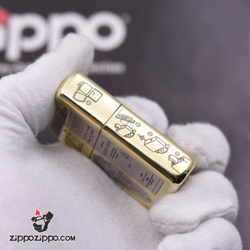 Bật Lửa Zippo Khắc Phụ Kiện Xăng Đá Lighter Fluid Bản Hai Màu