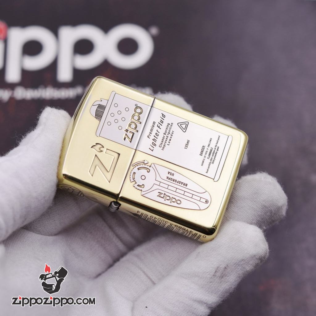 Bật Lửa Zippo Khắc Phụ Kiện Xăng Đá Lighter Fluid Bản Hai Màu