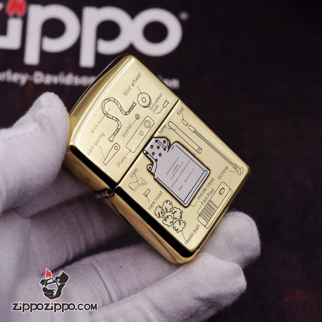 Bật lửa Zippo Chính Hãng Khắc Mô hình Zippo Sang Trọng Bản Amor