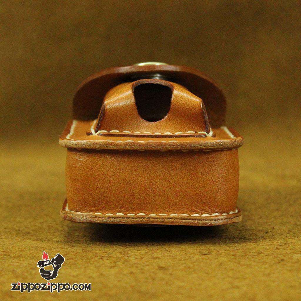 Bao da Handmade đựng zippo và thuốc lá