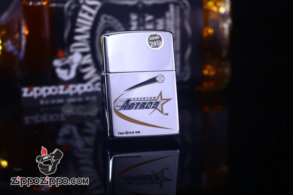 Zippo Cổ bạc bóng biểu tượng Astros 1999