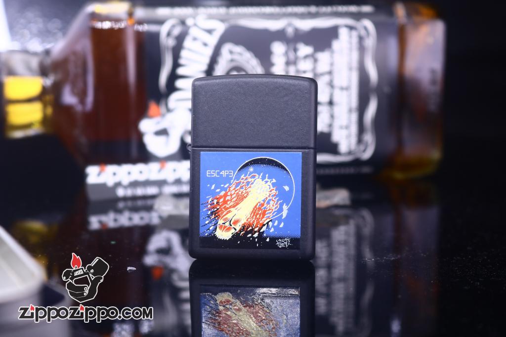 Zippo Cổ màu đen biểu tượng Băng nhạc Rock sản xuất 1998