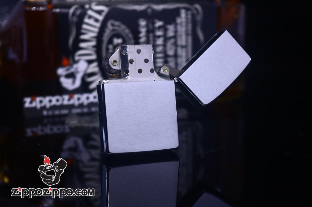 Zippo cổ  Đời Cổ Quý Hiếm  Bạc xước sản xuất năm 1984