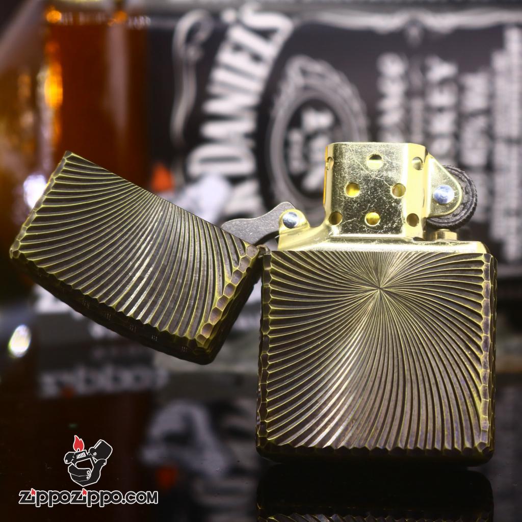 Genuine Zippo 3-dimensional engraving of Gold Plating Amor Ver 11