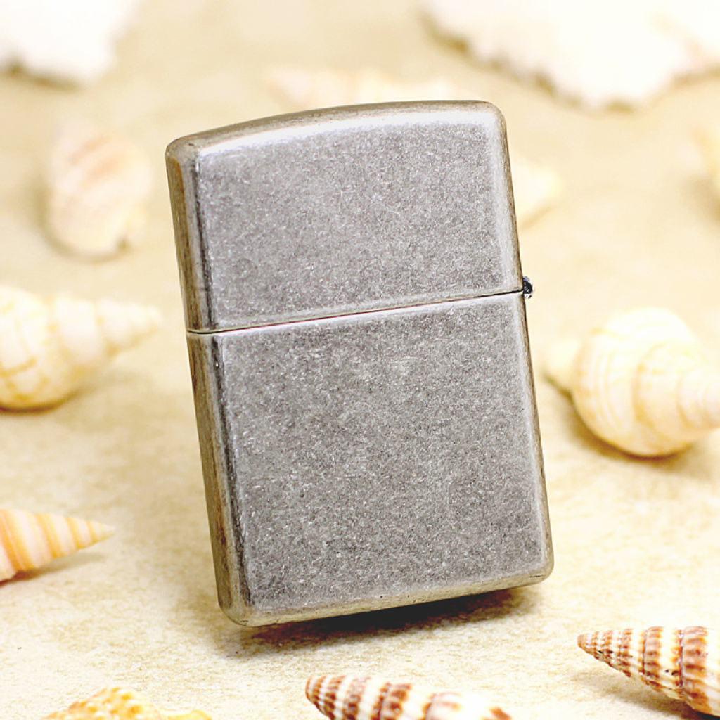 Bật Lửa Zippo Chính Hãng Khắc  Quân Đội U.S.MARINE CORPS Mạ Antique Silver