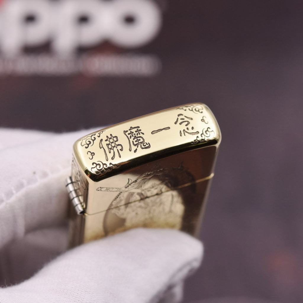Bật Lửa Zippo Chính Hãng Chạm Khắc Tề Thiên Đại Thánh Phiên Bản Hẹp Slim