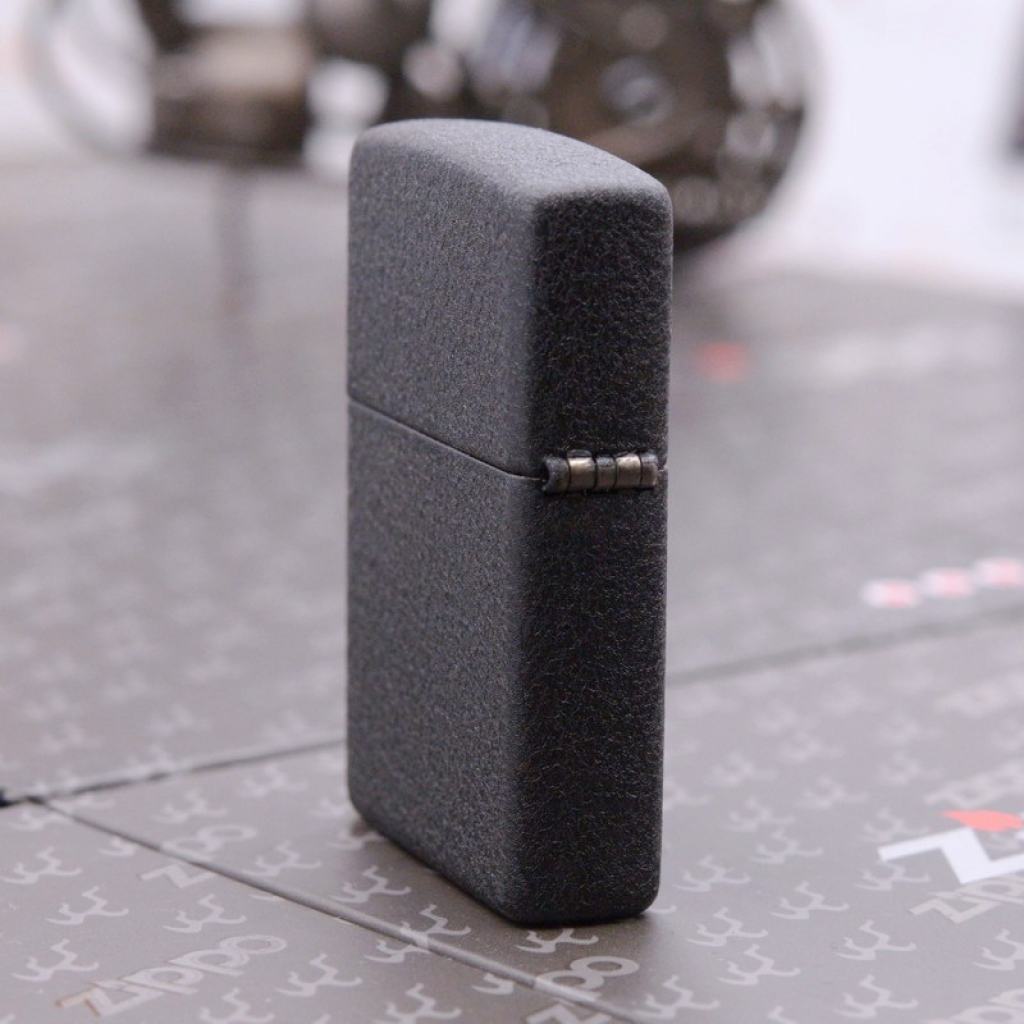 Bật Lửa Zippo Đen Nhám Khắc I Love You