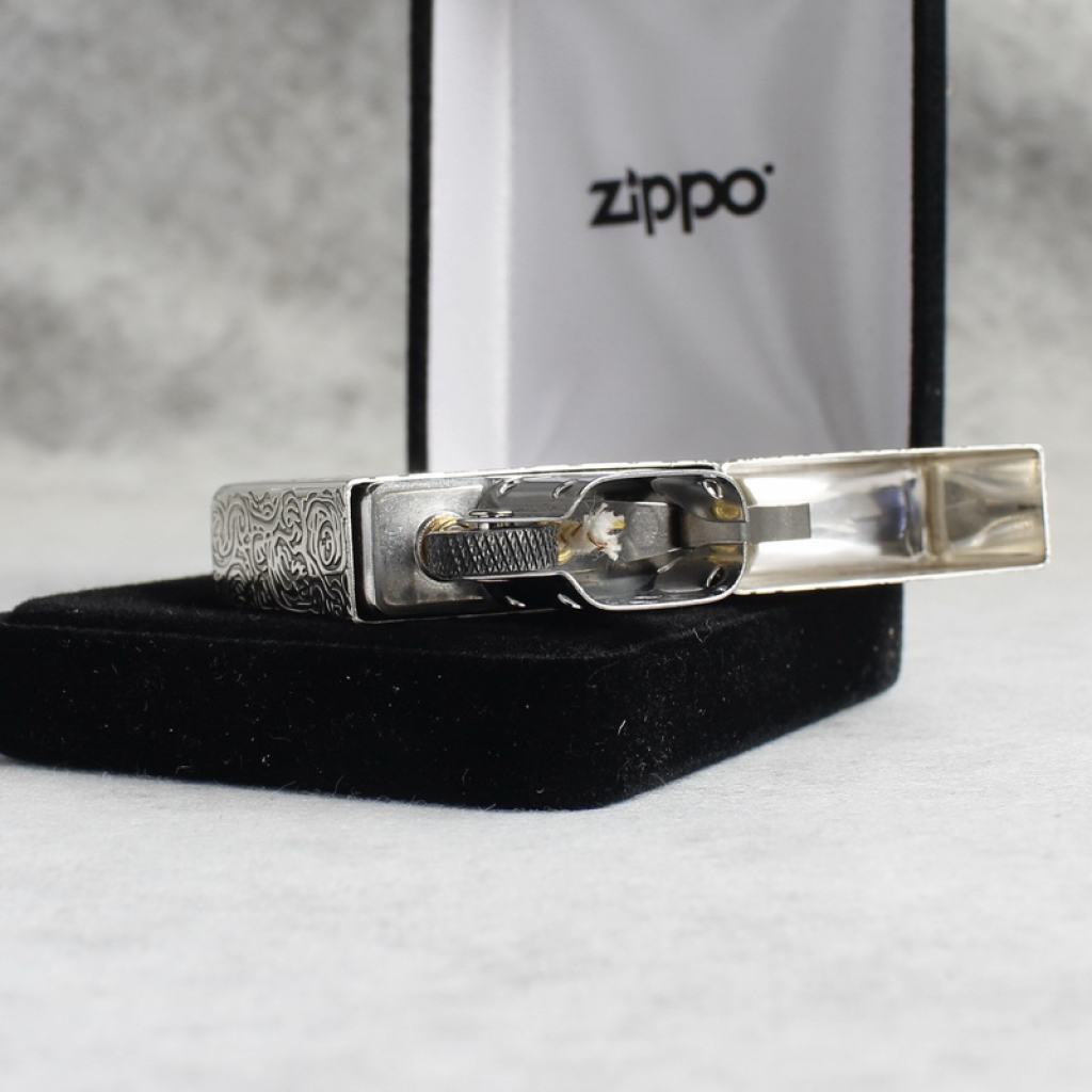 Bật Lửa Zippo Bạc Nguyên Khối Cao Cấp Khắc  Constantine  Phiên Bản 1941