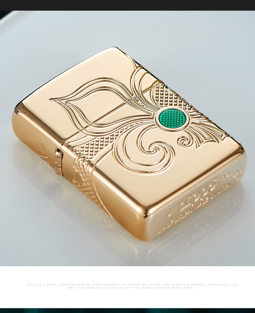Zippo 49108 - Armor Khắc Sâu 360 MutilCut Biểu tượng Fleu-De-Lis