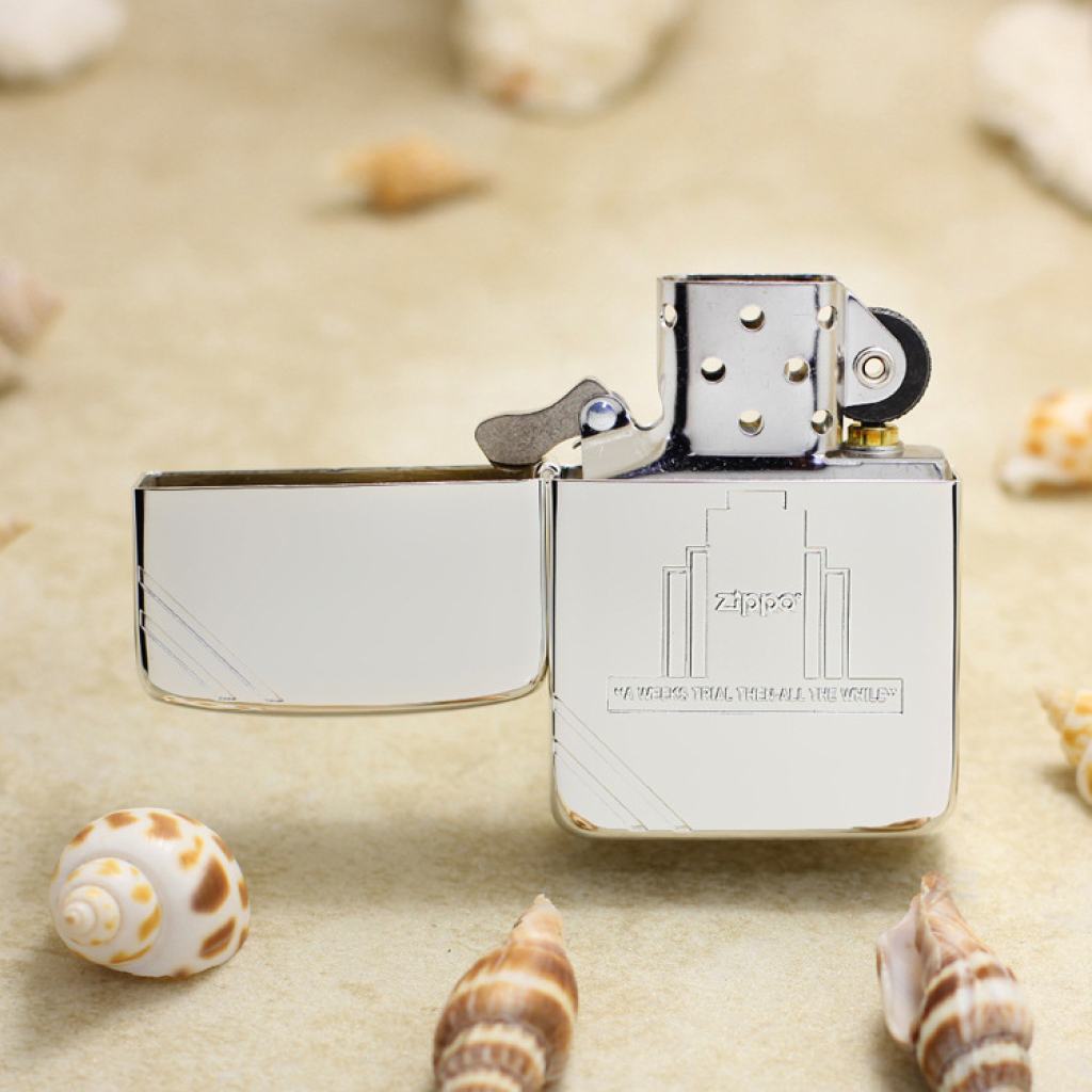 Bật Lửa Zippo Phiên Bản 1941 Bạc Khắc Nhà Máy Zippo