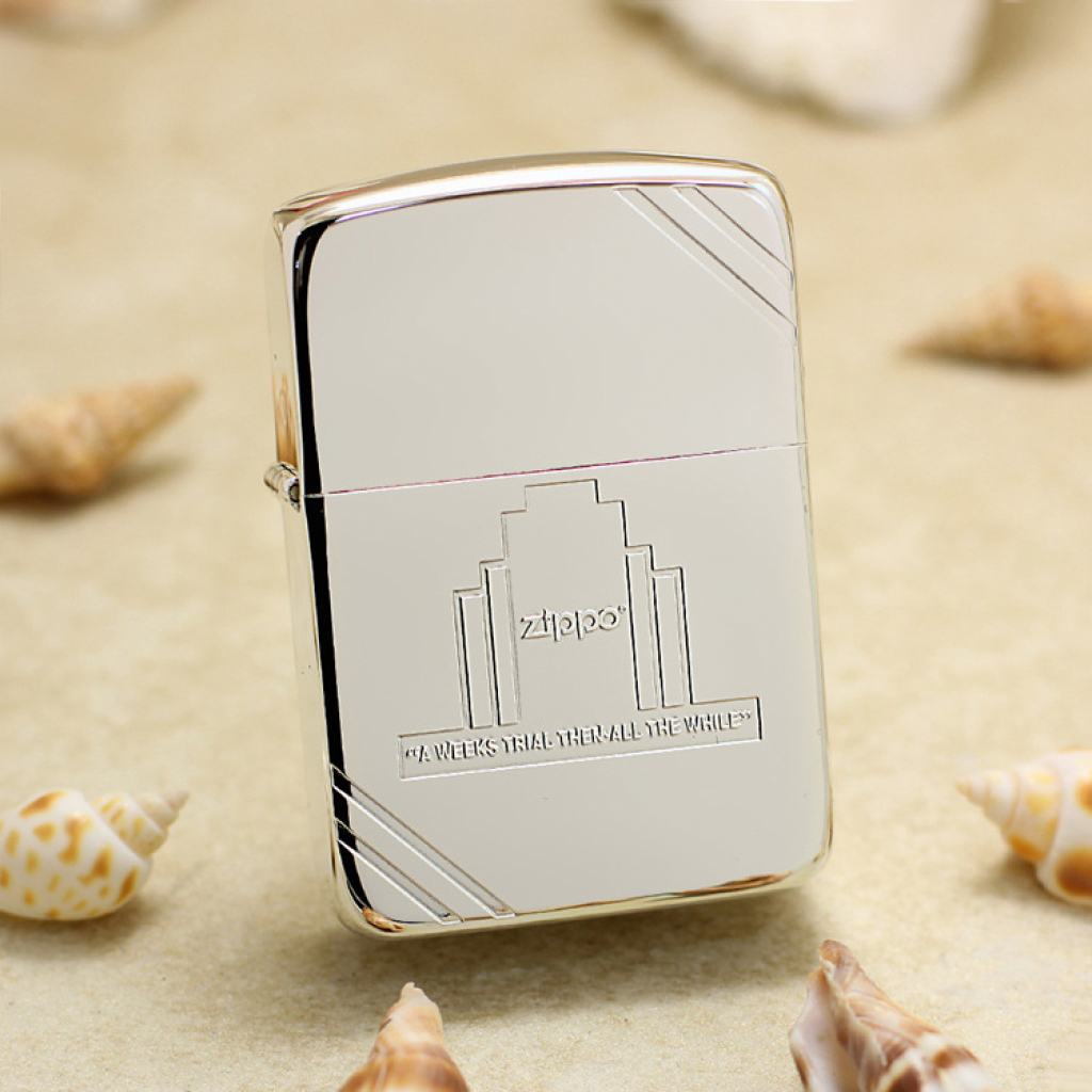 Bật Lửa Zippo Phiên Bản 1941 Bạc Khắc Nhà Máy Zippo