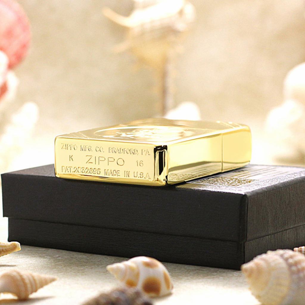 Bật Lửa Zippo Phiên Bản 1941 Vàng Khắc Rượu Người Đàn Ông Say Rượu