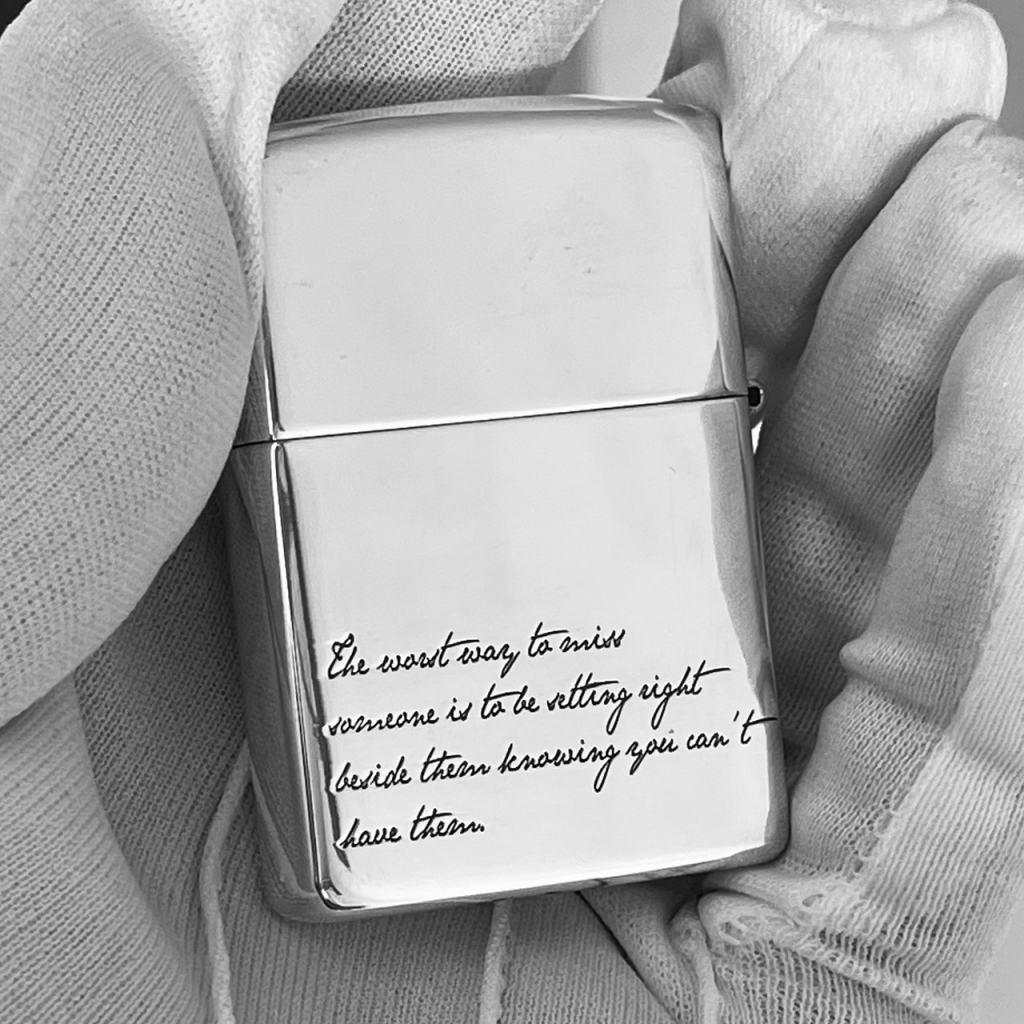 Bật Lửa Zippo Bạc Nguyên Khối Cao Cấp Khắc Memory Bản Vỏ Dầy Armor