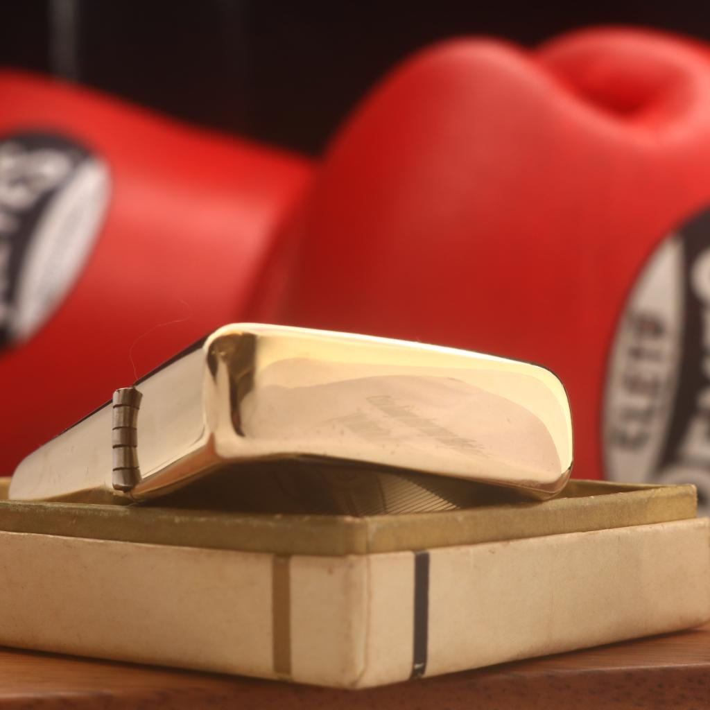 Zippo Bọc Vàng Nguyên Khối 10K Gold-Filled Sản Xuất Năm 1960s