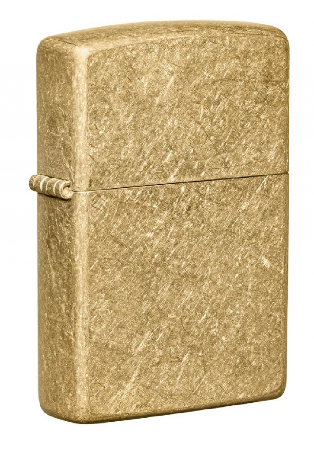 Bật Lửa Zippo Đồng Vàng Xước Bụi - Sku 49477 – Zippo Tumbled Brass