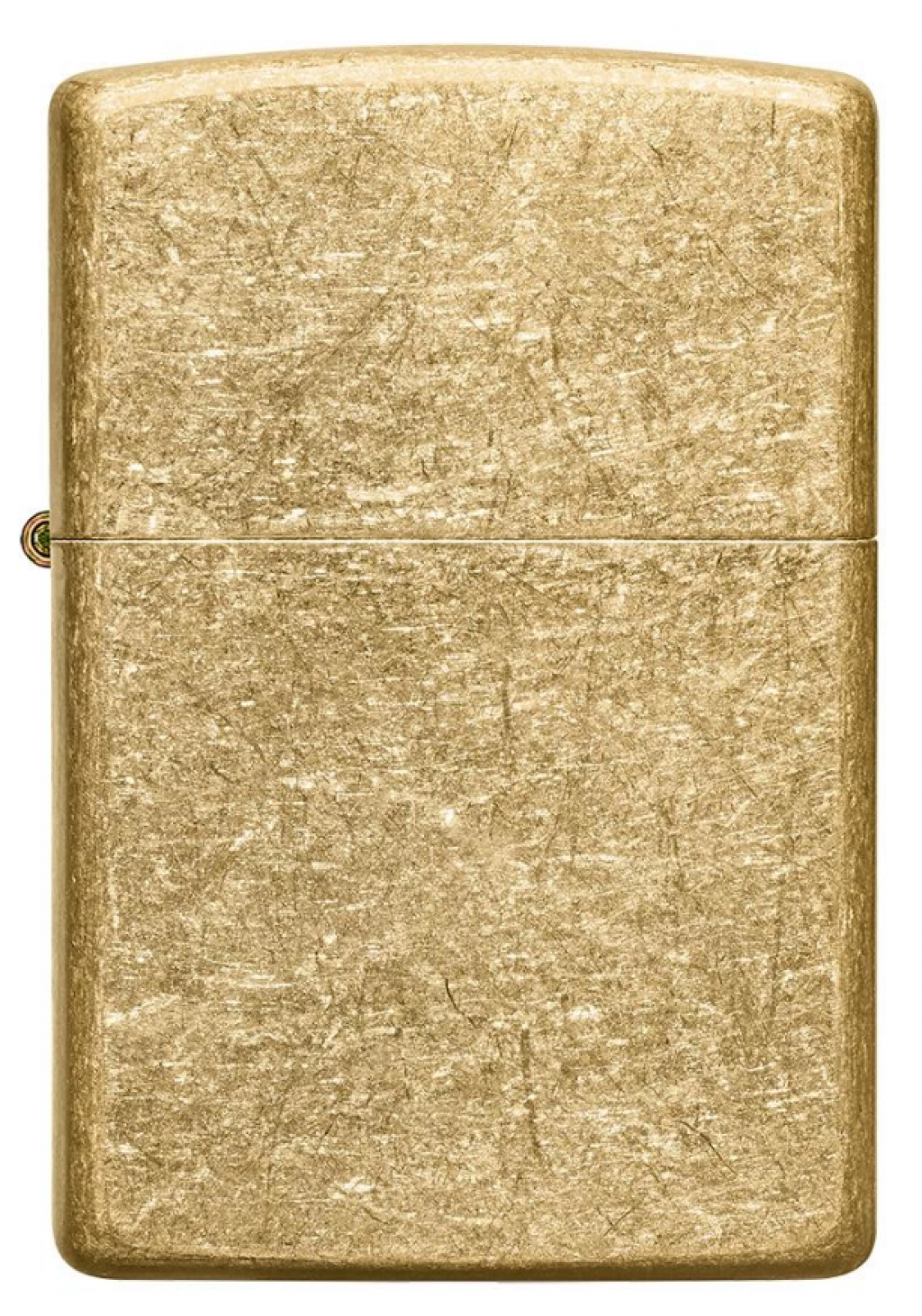 Bật Lửa Zippo Đồng Vàng Xước Bụi - Sku 49477 – Zippo Tumbled Brass