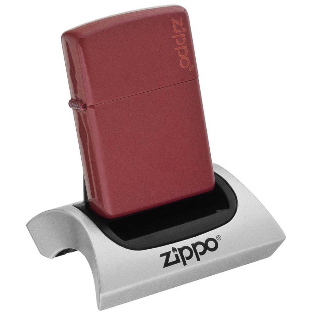 Bật Lửa Zippo Sơn Tĩnh Điện Màu Đỏ Gạch Logo Zippo- Sku 49844ZL – Zippo Red Brick Zippo Logo
