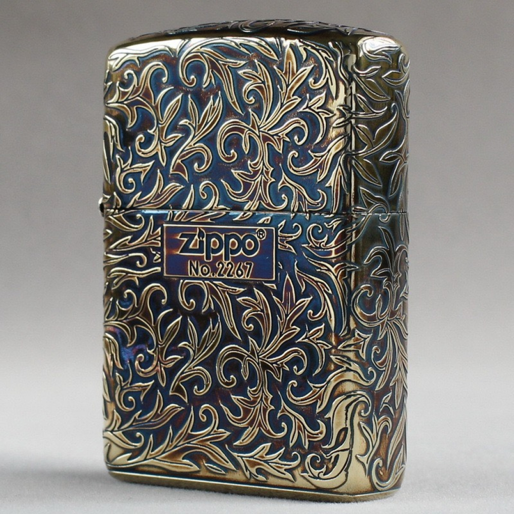 Bật lửa Zippo trạm khắc nổi hoa văn Arabesque 5
