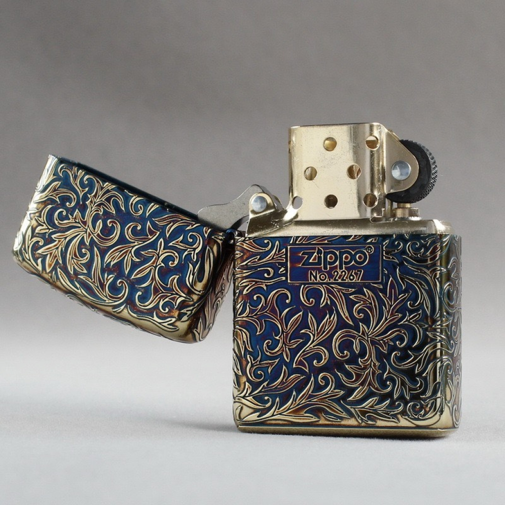 Bật lửa Zippo trạm khắc nổi hoa văn Arabesque 5