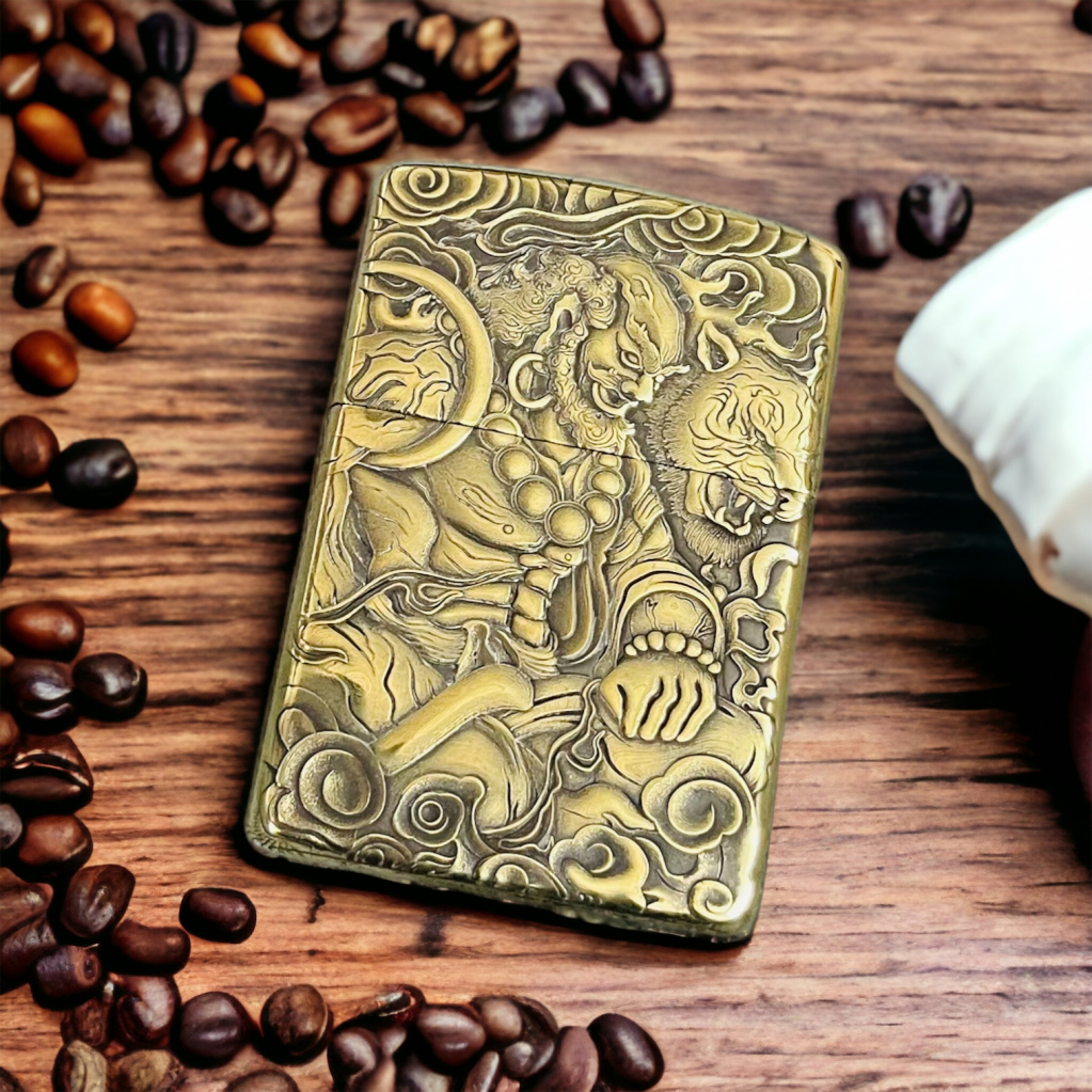 Zippo La hán Phật Giáo  Hàng Long Phục Hổ công nghệ 3d siêu sắc nét