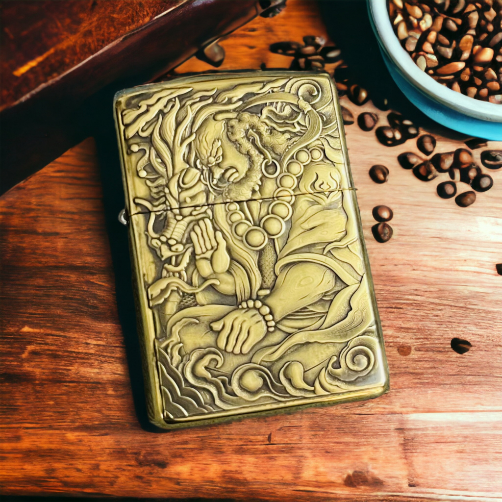 Zippo La hán Phật Giáo  Hàng Long Phục Hổ công nghệ 3d siêu sắc nét