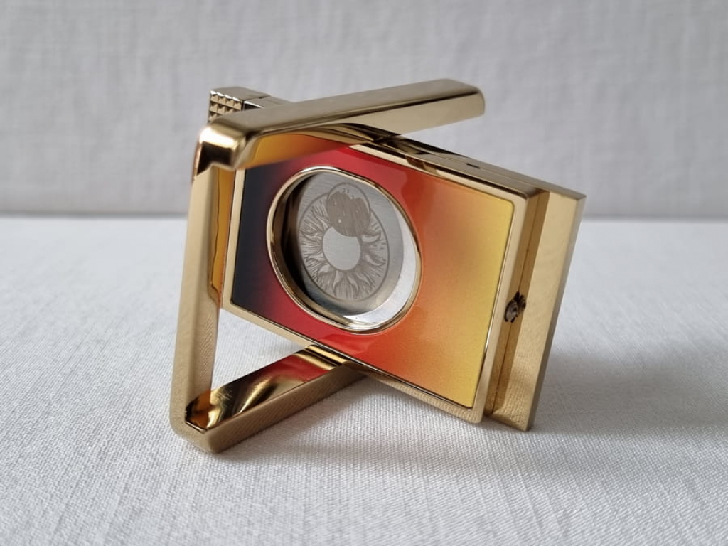 S.T. Dupont Cigar Cutter & Stand, Montecristo Design