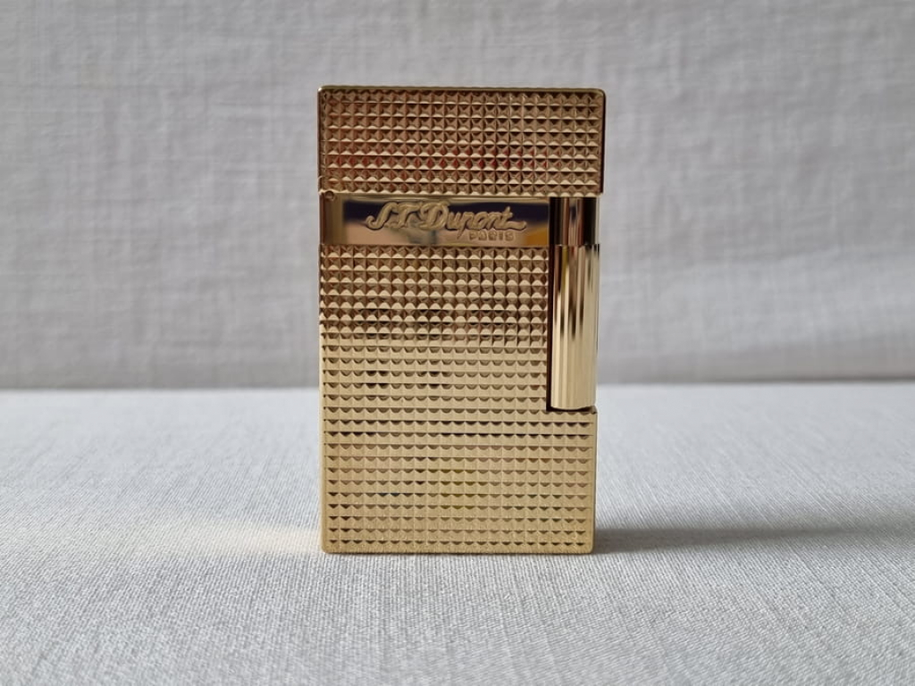 S.T Dupont Ligne2 Diamond Head Gold Plated 016284
