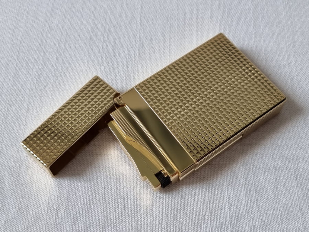 S.T Dupont Ligne2 Diamond Head Gold Plated 016284