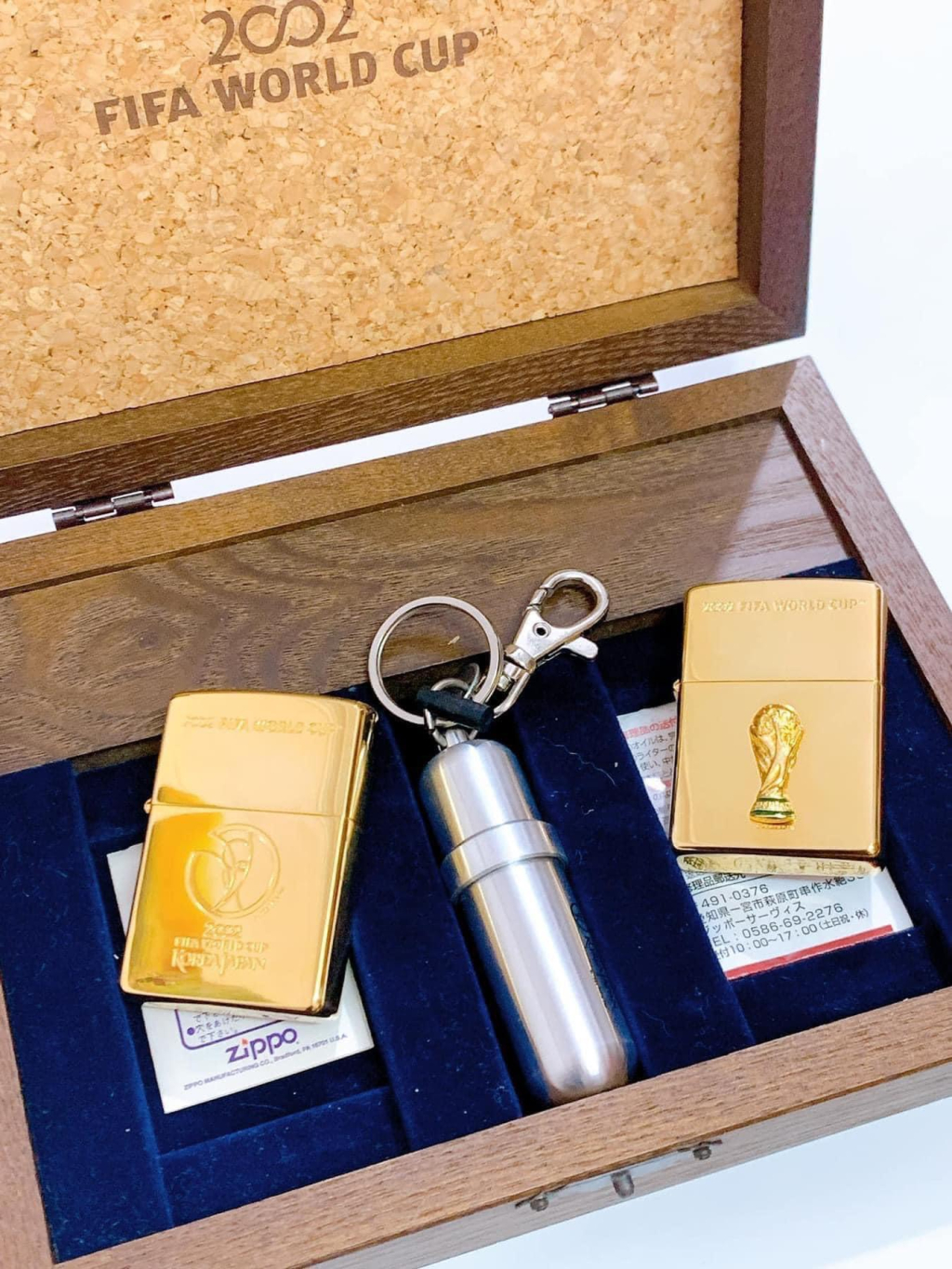 Sét Bật Lửa Zippo Chào Mừng Fifa World Cup 2002 Sản Xuất năm 1999-2000